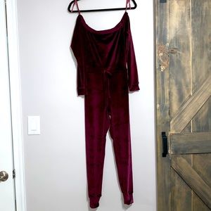 Velvet jumpsuit